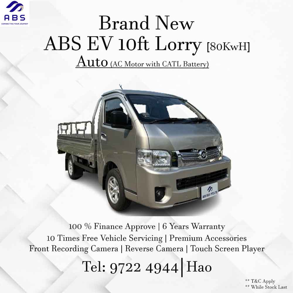 Golden Dragon ABS EV 10ft Lorry Auto (Fully Power by Electric)