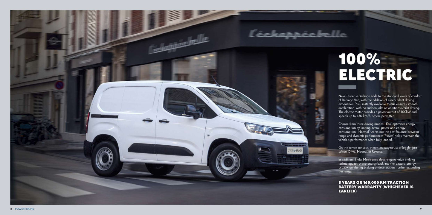 Citroen e-Berlingo Van Auto (Fully Power by Electric)