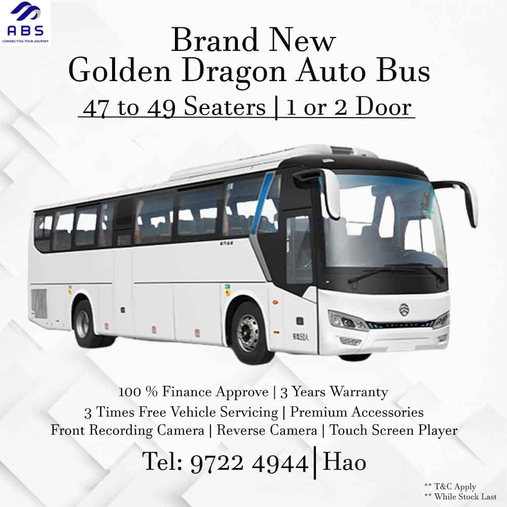 Golden Dragon Bus (47 to 49 Seaters) Auto Diesel - SG Cars Market