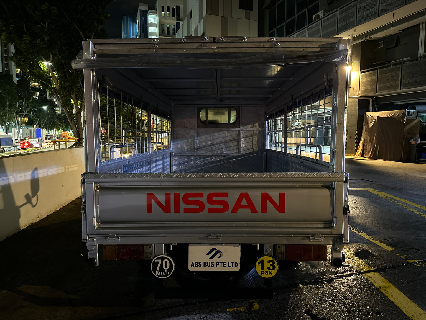 Nissan Cabstar 3.0M with Full Canopy & Checked Plated (COE end 2025)