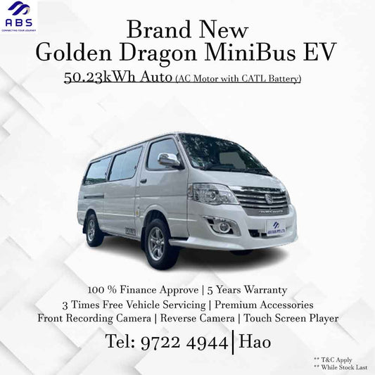 Golden Dragon EV Minibus Auto