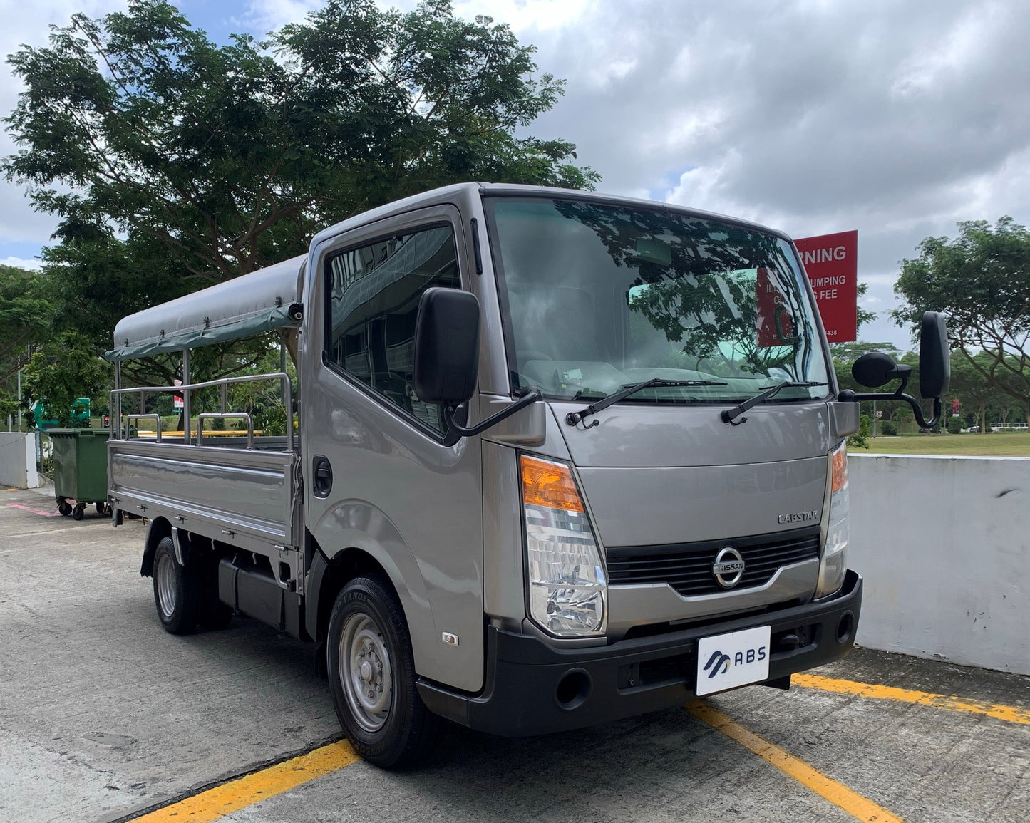 Nissan Cabstar 3.0M with Full Canopy & Checkered Plate (COE end 2025)