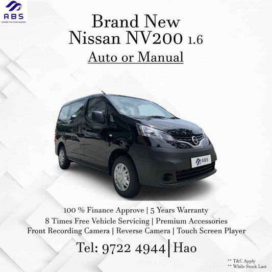 NV200 Auto Manual Petrol