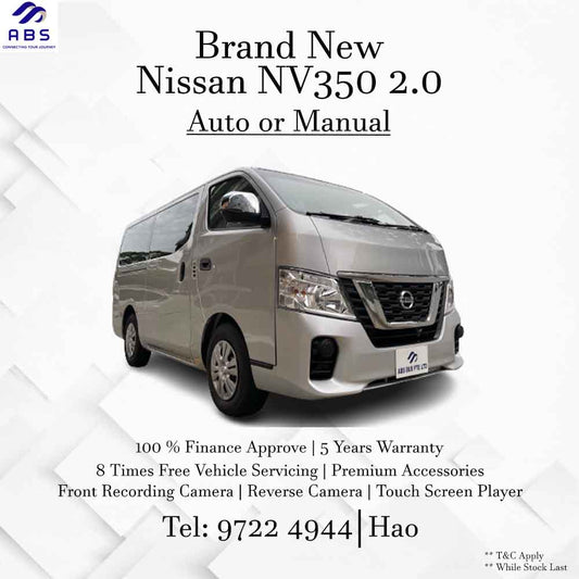 Nissan NV350 2.0 Auto Petrol