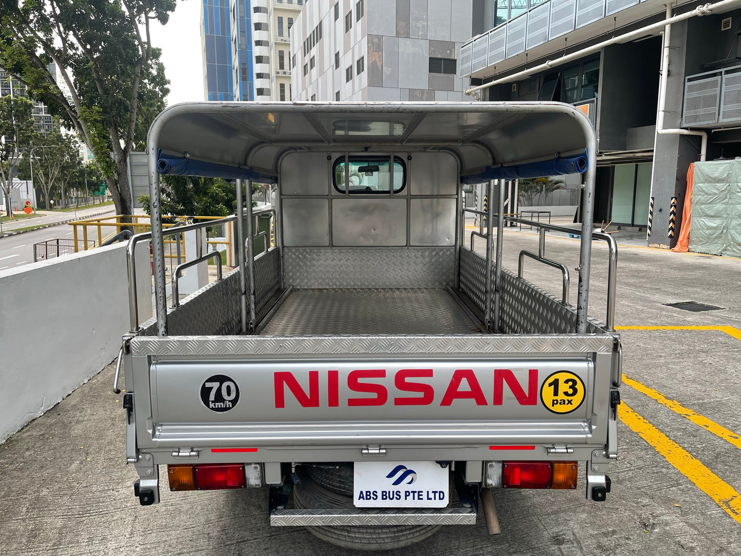 Nissan Cabstar 2.0M with Retriable Canopy & Checked Plated (COE end 2031)
