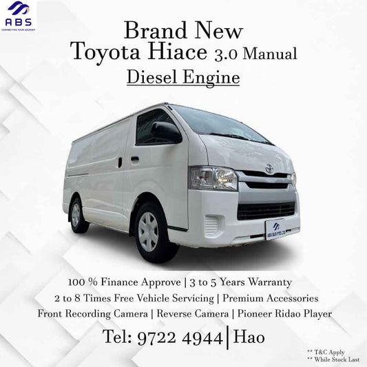 Toyota Hiace 3.0 Manual Diesel